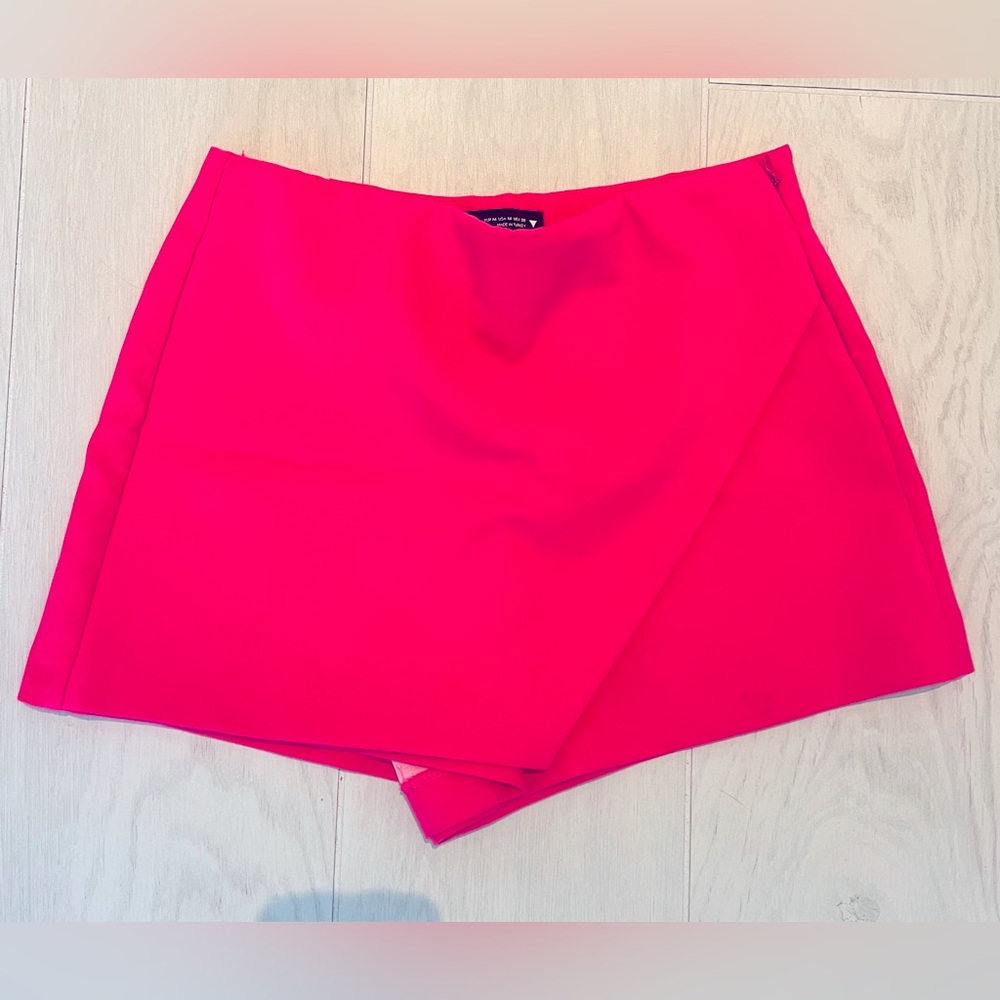 Hot pink skirt